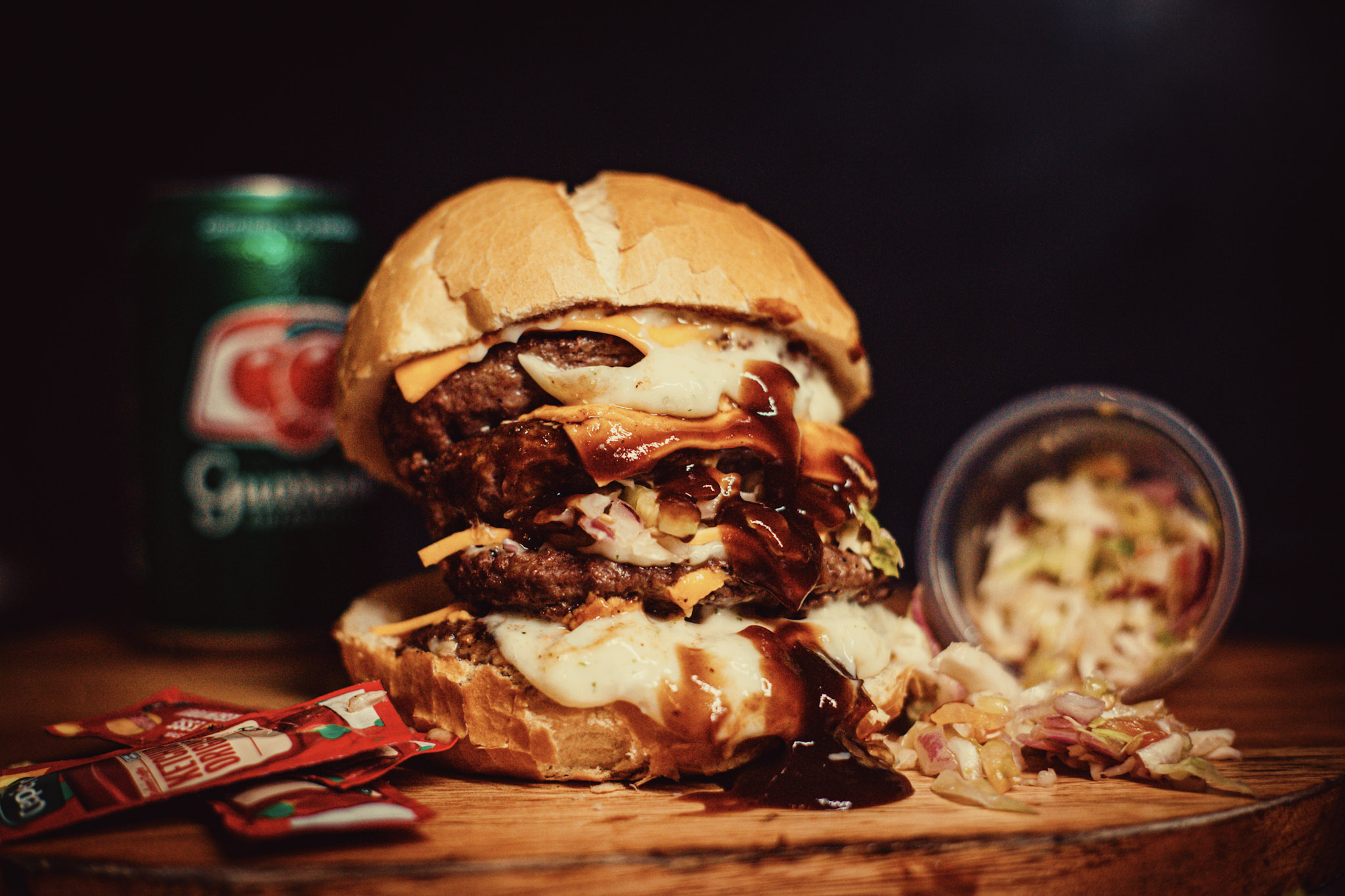 Big Bony - Hambúrguer Quádruplo Chico Grill